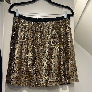 New with tags: Sequin Gold Holiday Party Skirt